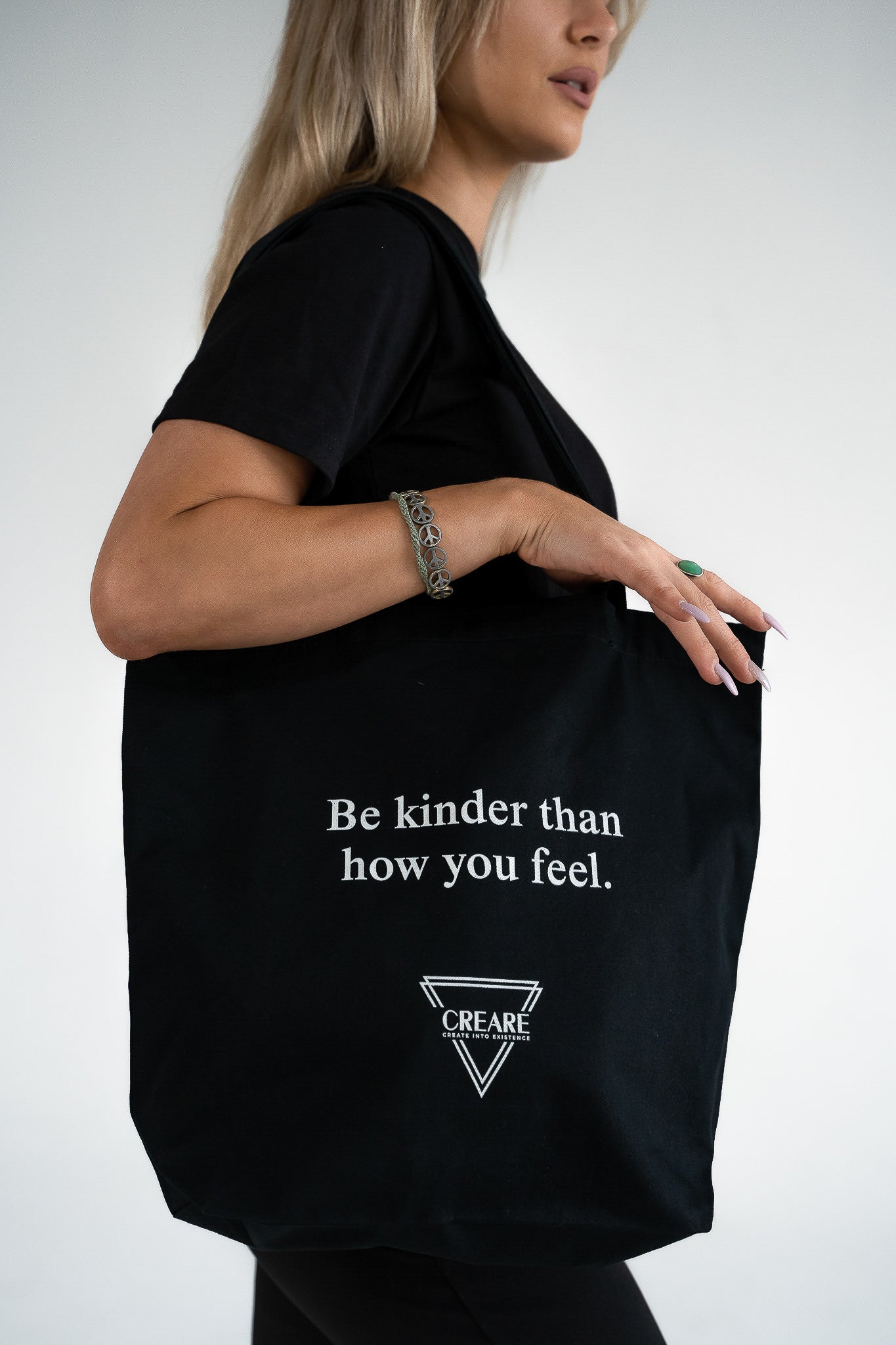 Be kinder than how you feel - Eco Tote Bag
