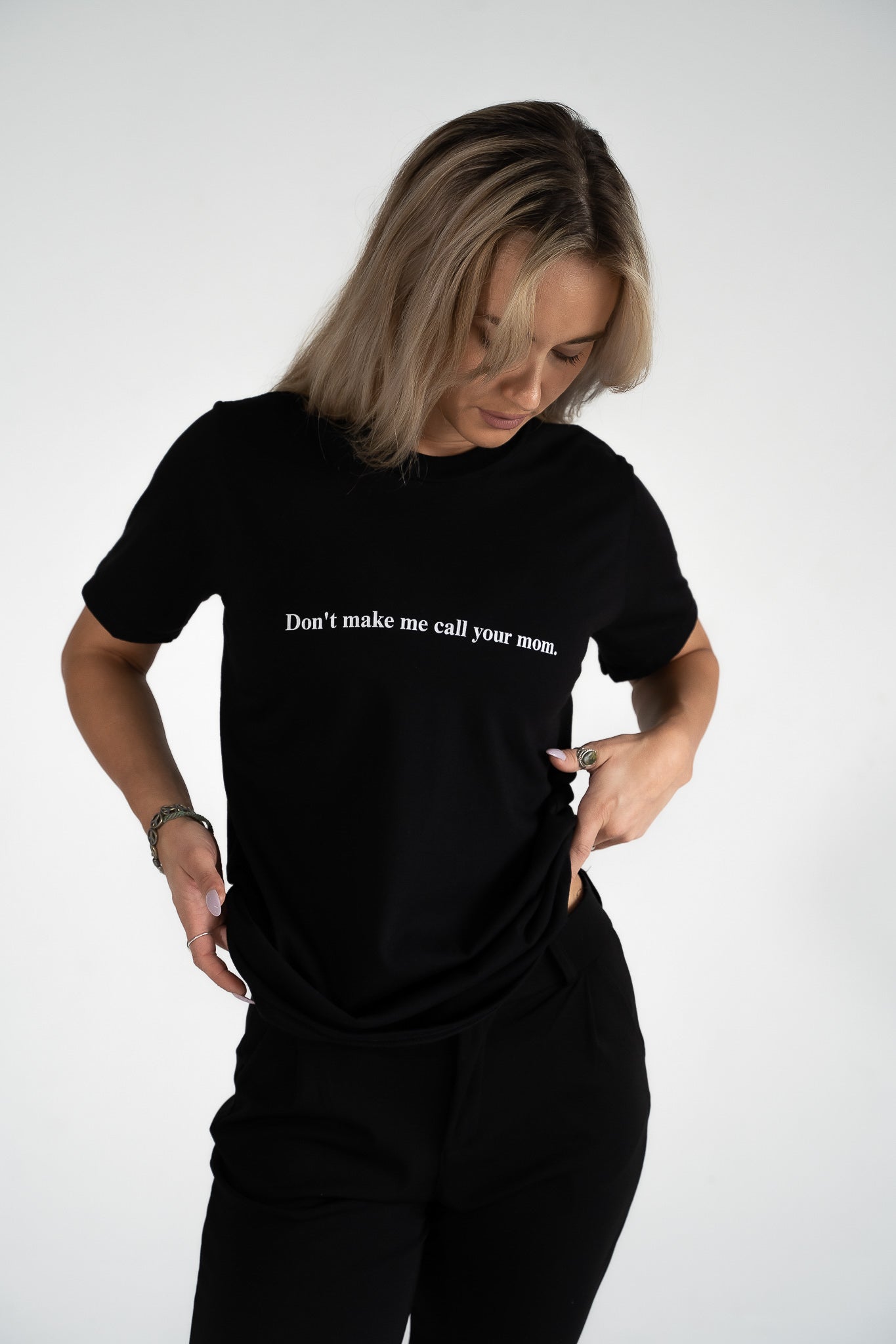 Don't make me call your mom - Organic T-Shirt