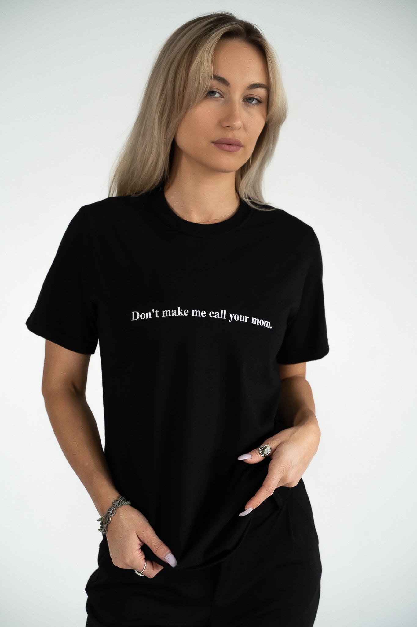 Don't make me call your mom - Organic T-Shirt