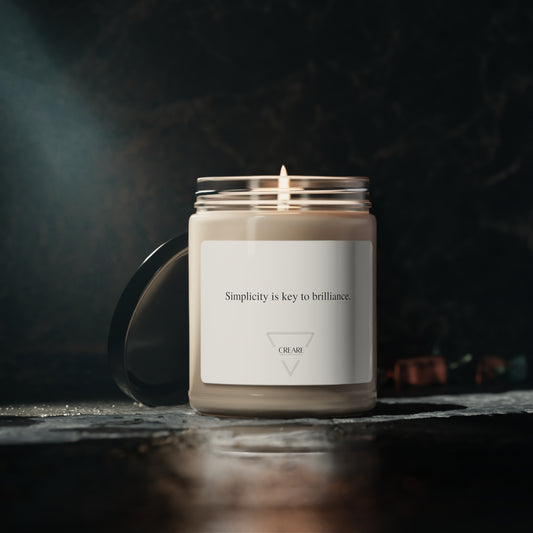 Simplicity Is Key - Scented Soy Candle, 9oz