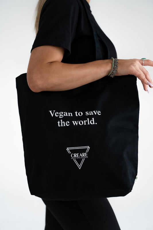 Vegan to save the world - Eco Tote Bag
